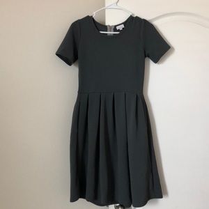 LulaRoe Dark Grey Solid Amelia